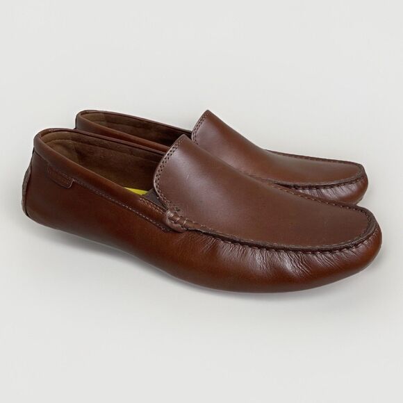 Cole Haan Grand+ Venetian Drivers Men\'s Size 9.5 Leather Loafers Brown *SCUFFED* main image 6